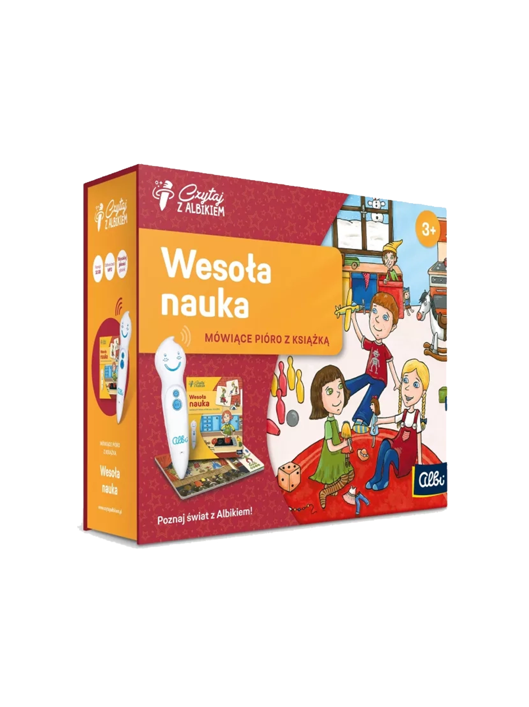 Wesoła nauka. Zestaw książka z piórem Albi BÉBÉ Concept 