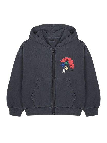 Stars Pigment Hoodie Zip-up Jelly Mallow BÉBÉ Concept 