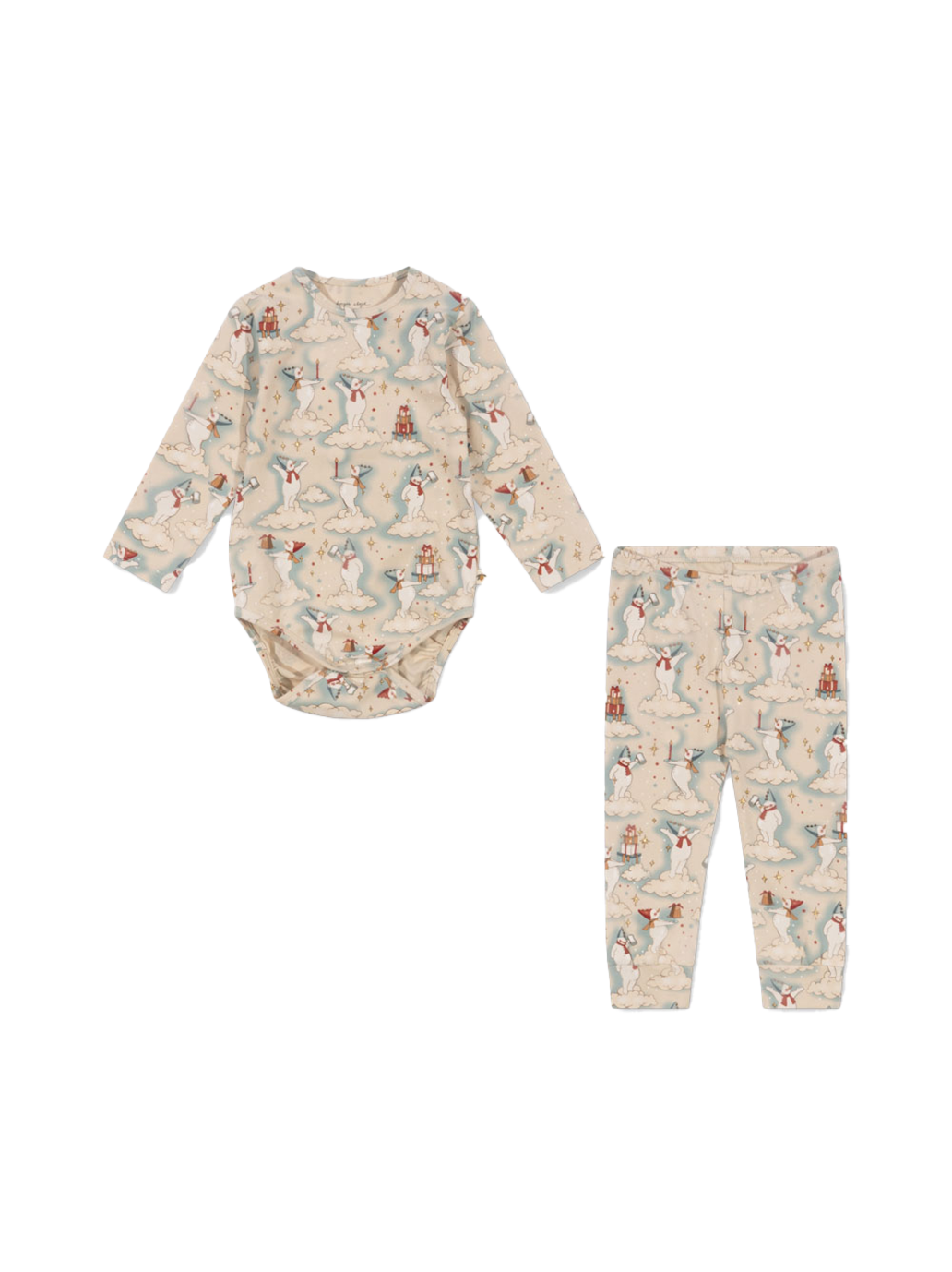 Niemowlęcy zestaw Basic body/pants set Konges Slojd BÉBÉ Concept 