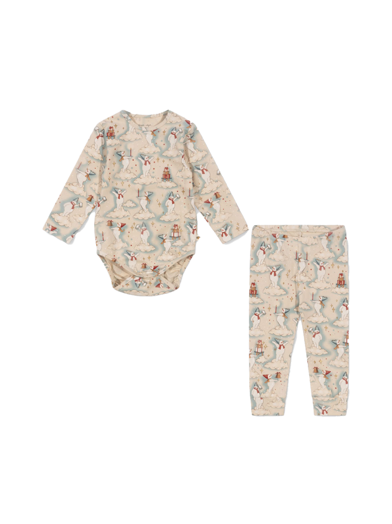 Niemowlęcy zestaw Basic body/pants set Konges Slojd BÉBÉ Concept 