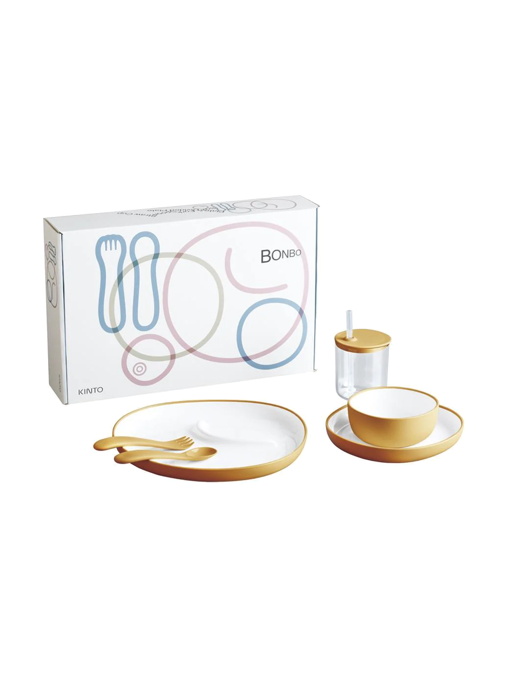 Zestaw 6 naczyń dziecięcych BONBO Kinto BÉBÉ Concept