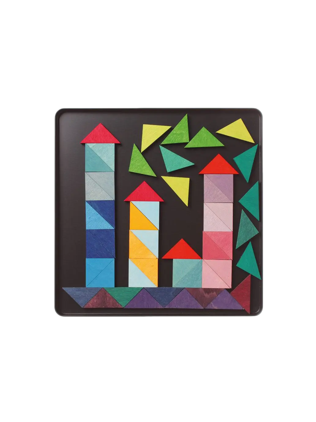 magnetyczna układanka z drewnianymi elementami Grimm&#39;s BÉBÉ Concept