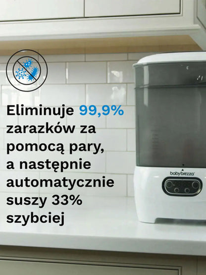 Sterylizator i suszarka do butelek Sterilizer Dryer Advanced Baby Brezza BÉBÉ Concept 