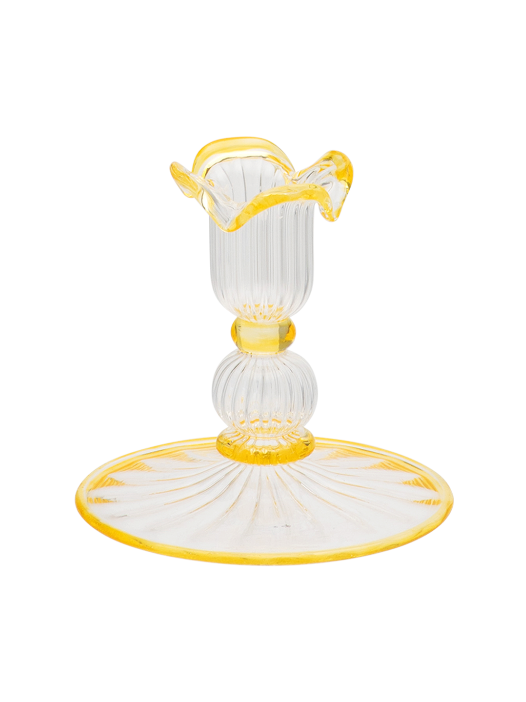 Szklany świecznik Jane Anna + Nina BÉBÉ Concept 