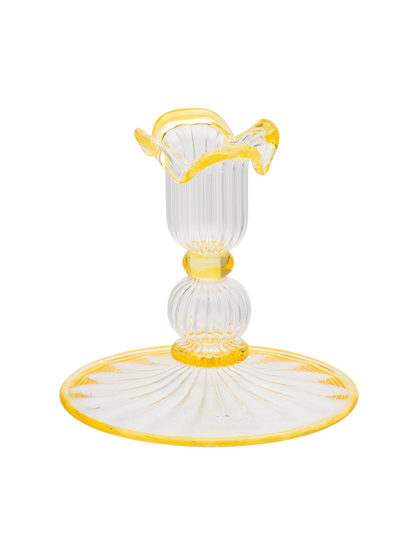 Szklany świecznik Jane Anna + Nina BÉBÉ Concept 