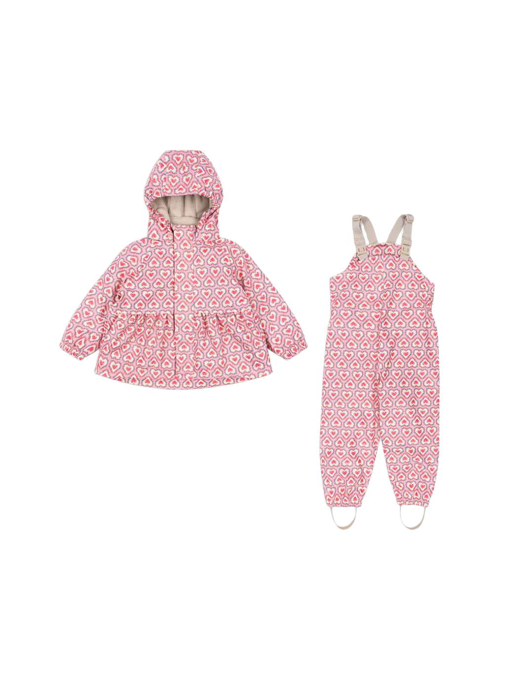 Ocieplany zestaw przeciwdeszczowy Rainy Palme set Konges Slojd BÉBÉ Concept 