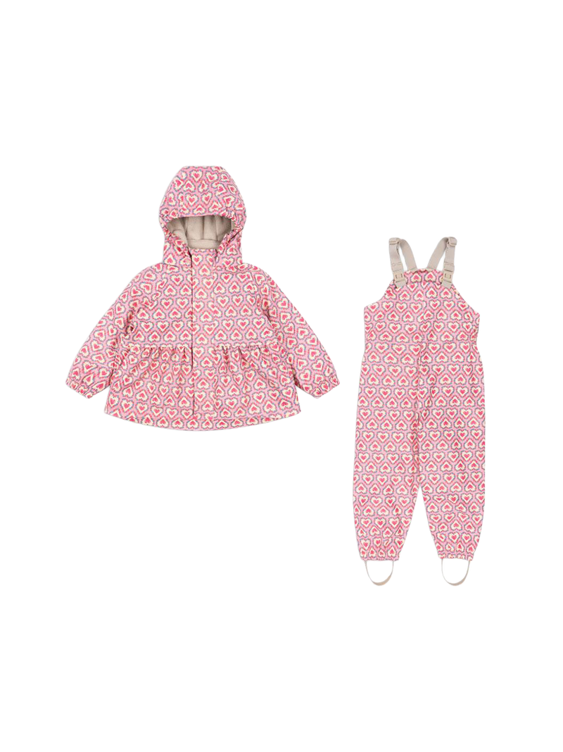 Ocieplany zestaw przeciwdeszczowy Rainy Palme set Konges Slojd BÉBÉ Concept 