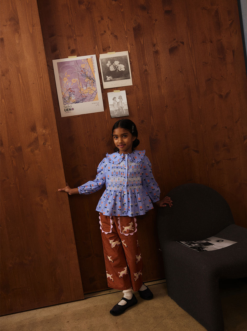 Spodnie Mouna pants Lamb Sunburn Hello Simone BÉBÉ Concept 