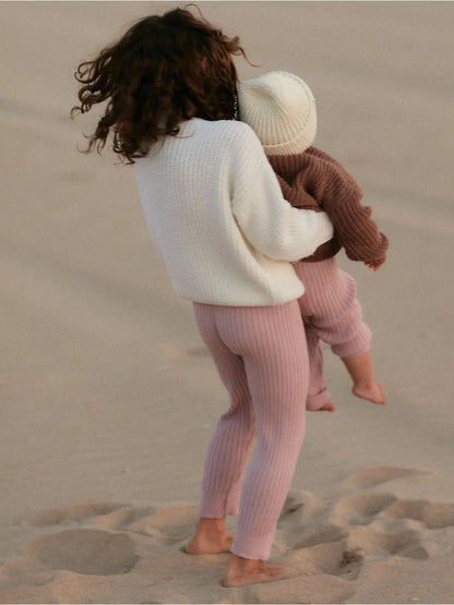 Legginsy z wełny merino dla dzieci Everyday Mille Family BÉBÉ Concept