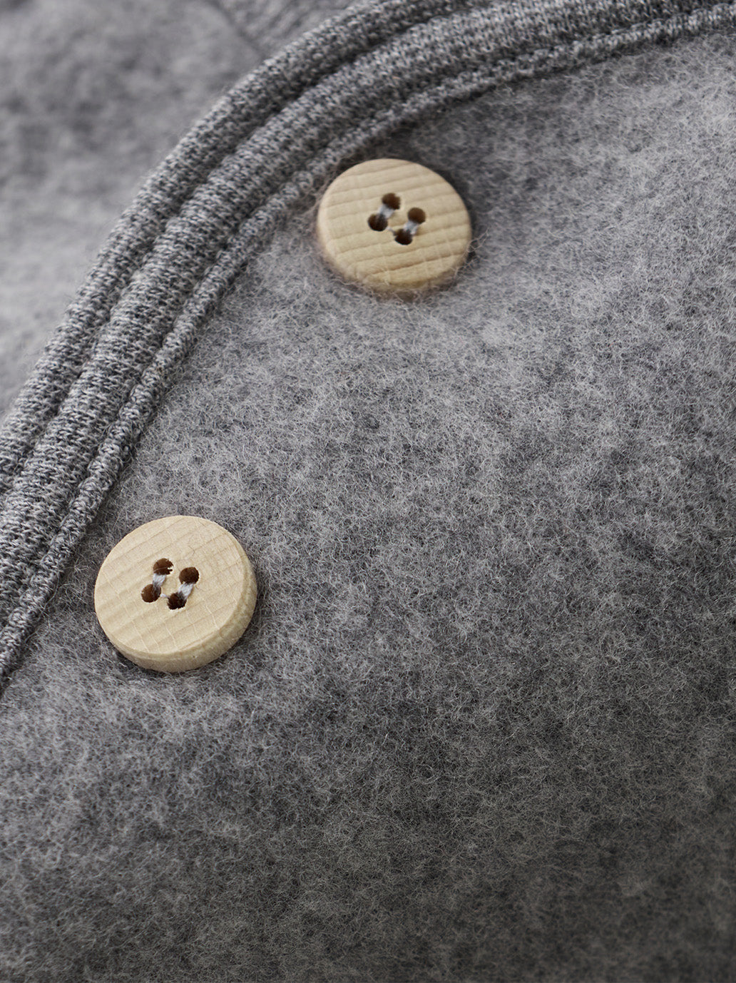 Kurtka Jacket Wool Fleece w. Buttons Huttelihut BÉBÉ Concept 