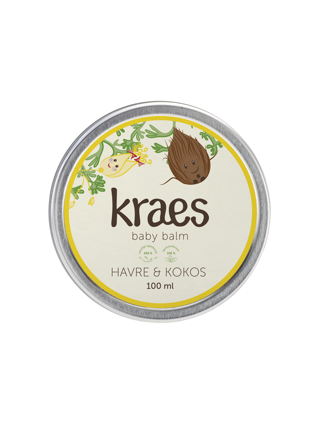 Naturalny wielofunkcyjny Baby Balm Owies & Kokos Kraes BÉBÉ Concept 