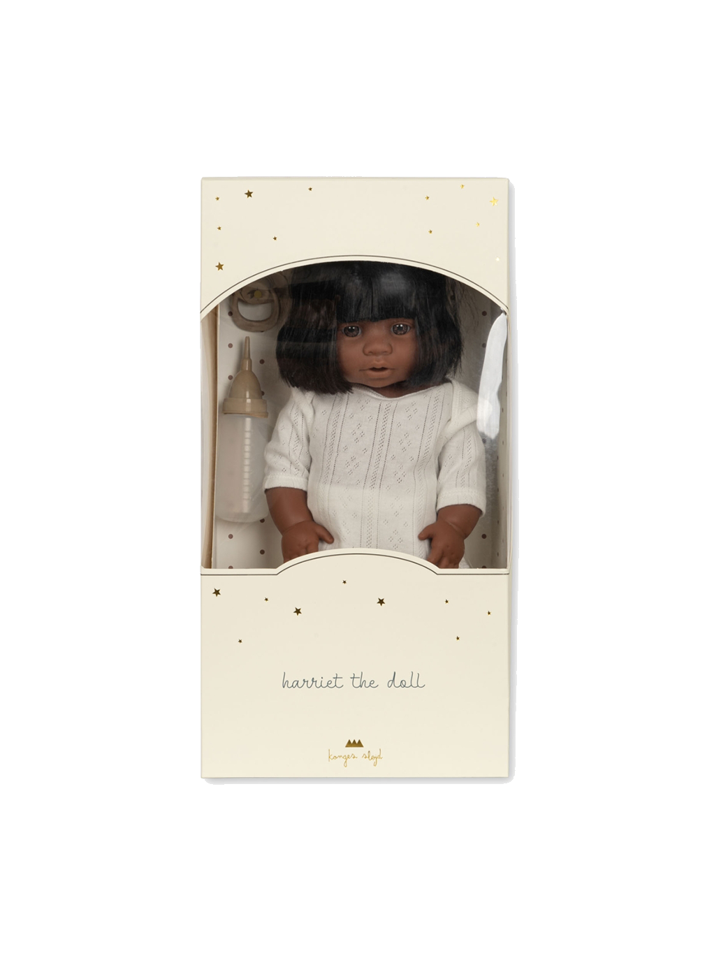 Lalka z butelką i smoczkiem Harriet Konges Slojd BÉBÉ Concept