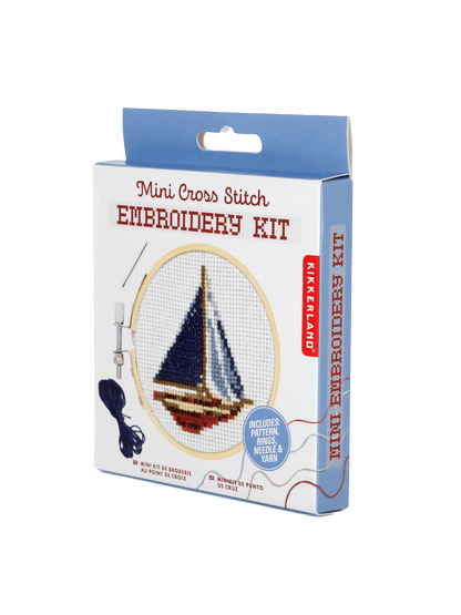 Mini zestaw do wyszywania Embroidery Set Kikkerland BÉBÉ Concept 