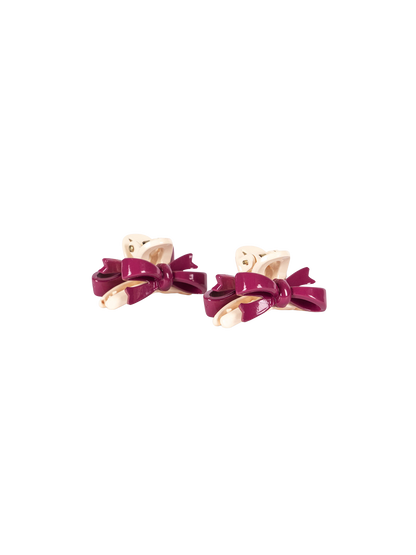 Zestaw spinek do włosów Balis Bow Hair Claw Konges Slojd BÉBÉ Concept 