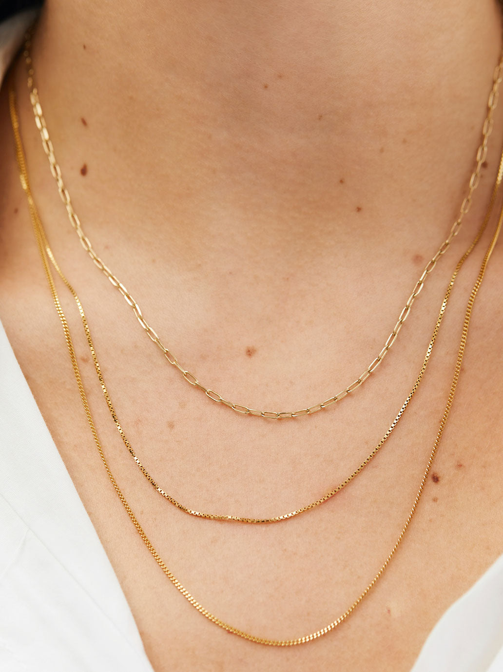 Naszyjnik łańcuszek Link Necklace Anna + Nina BÉBÉ Concept 