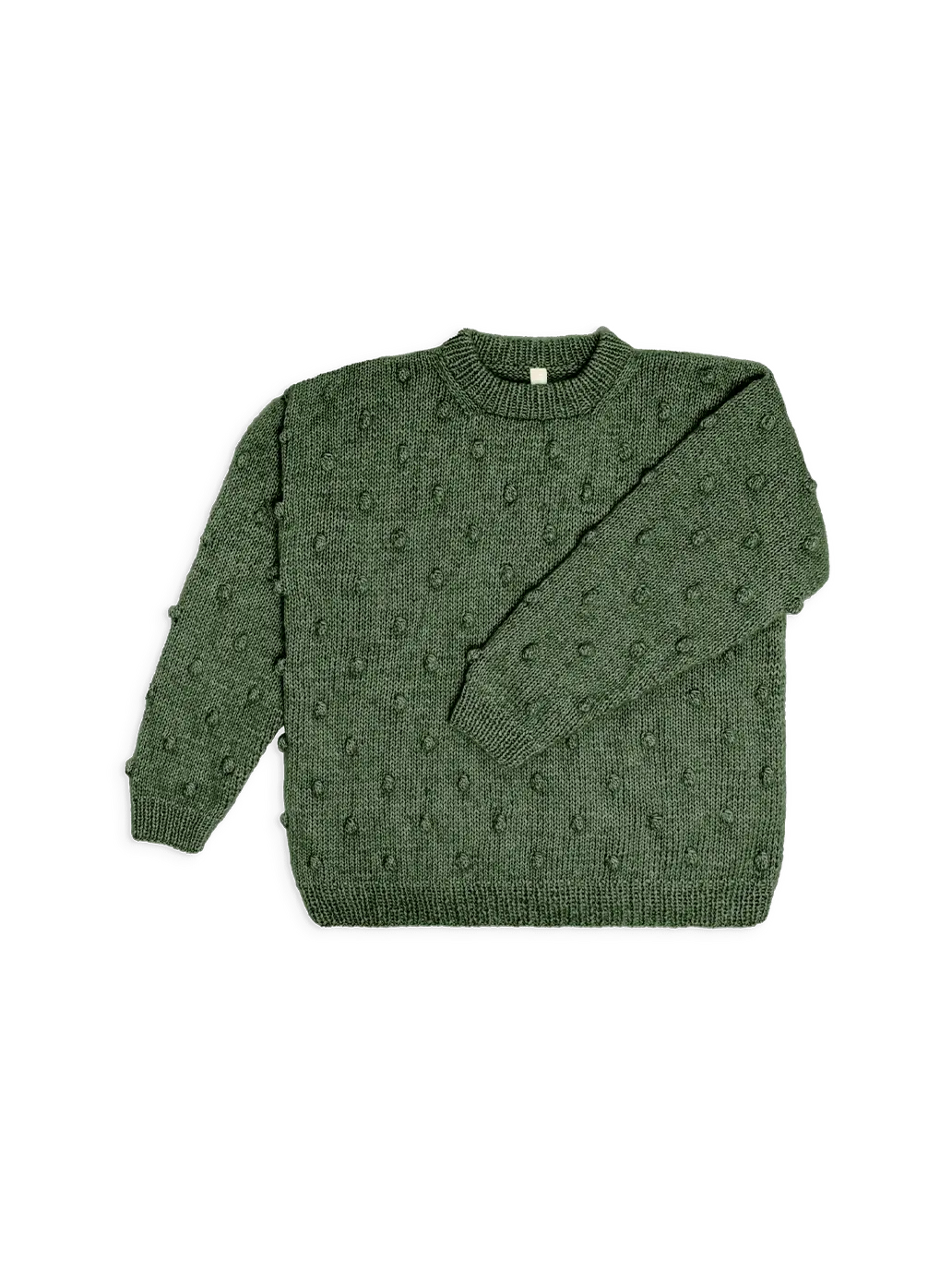 Sweter damski z wełną merino Popcorn Mille Family BEBE Concept 