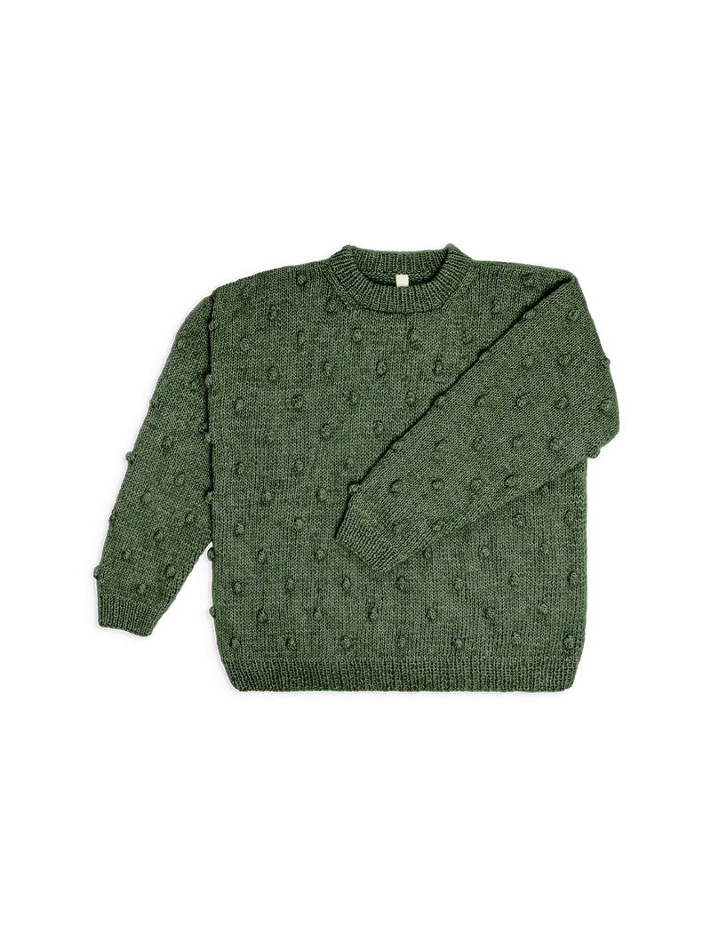 Sweter damski z wełną merino Popcorn Mille Family BEBE Concept 