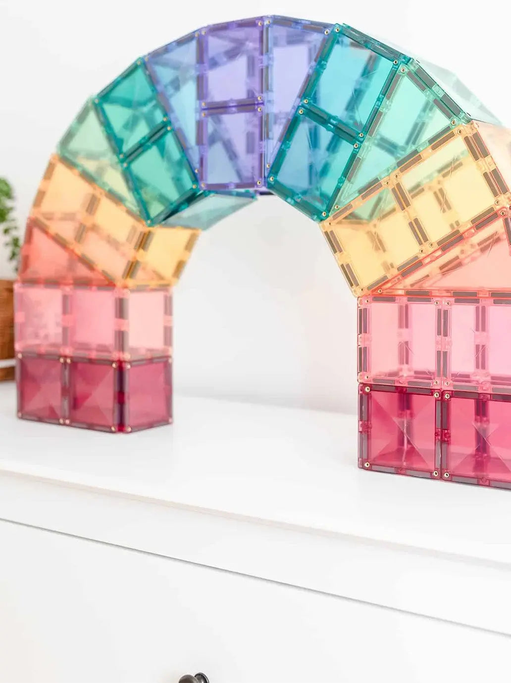 Klocki magnetyczne Pastel Creative pack Connetix BÉBÉ Concept 