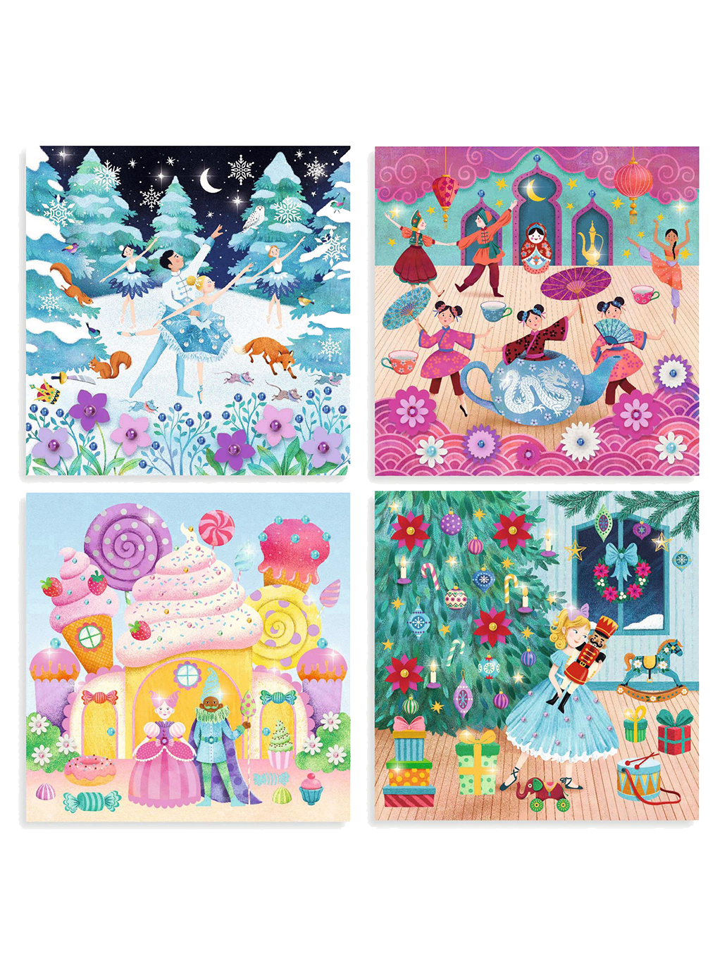 Zestaw artystyczny Dziadek do Orzechów Djeco BÉBÉ Concept 