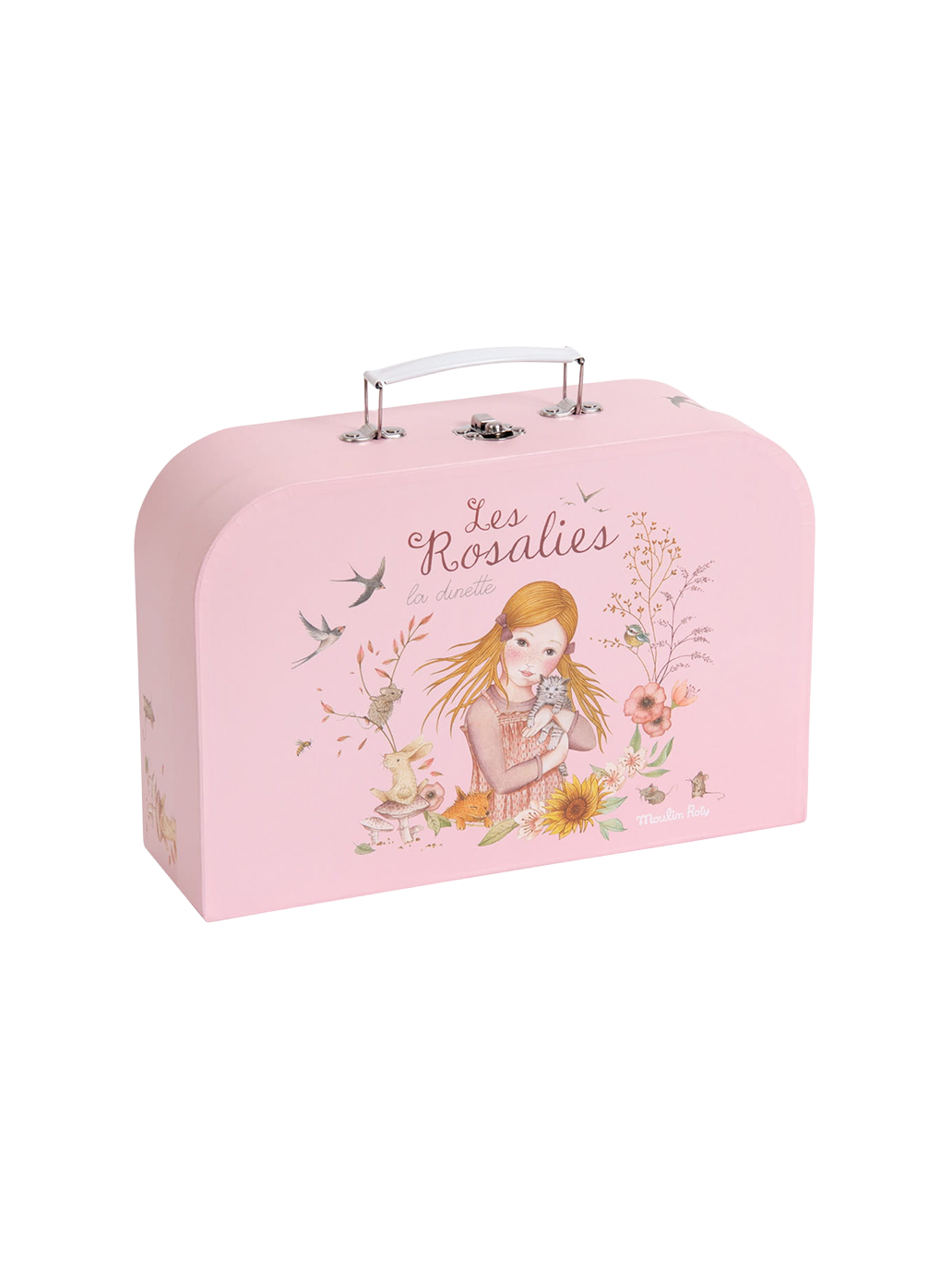 Metalowy zestaw do herbaty w kuferku Moulin Roty BÉBÉ Concept 