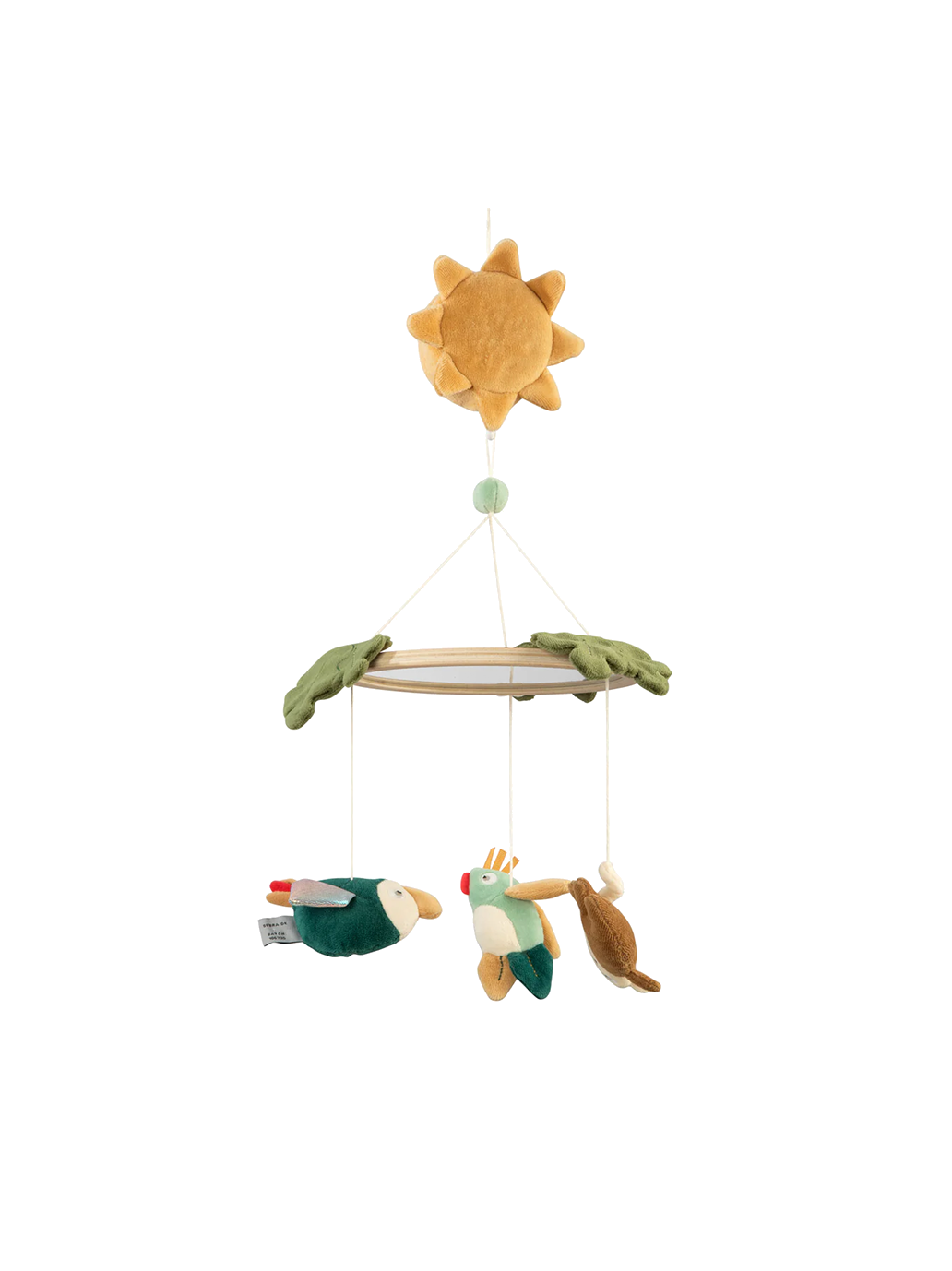 Karuzela nad łóżeczko z lusterkiem i melodią Sebra BÉBÉ Concept