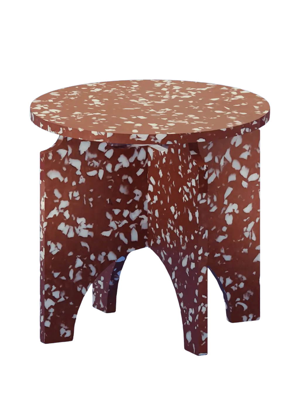 Stołek z eko tworzywa Round Stool Medium M1N2 Minimono BÉBÉ Concept 