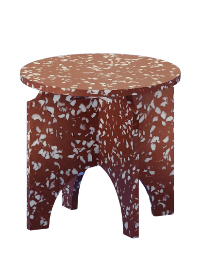 Stołek z eko tworzywa Round Stool Medium M1N2 Minimono BÉBÉ Concept 