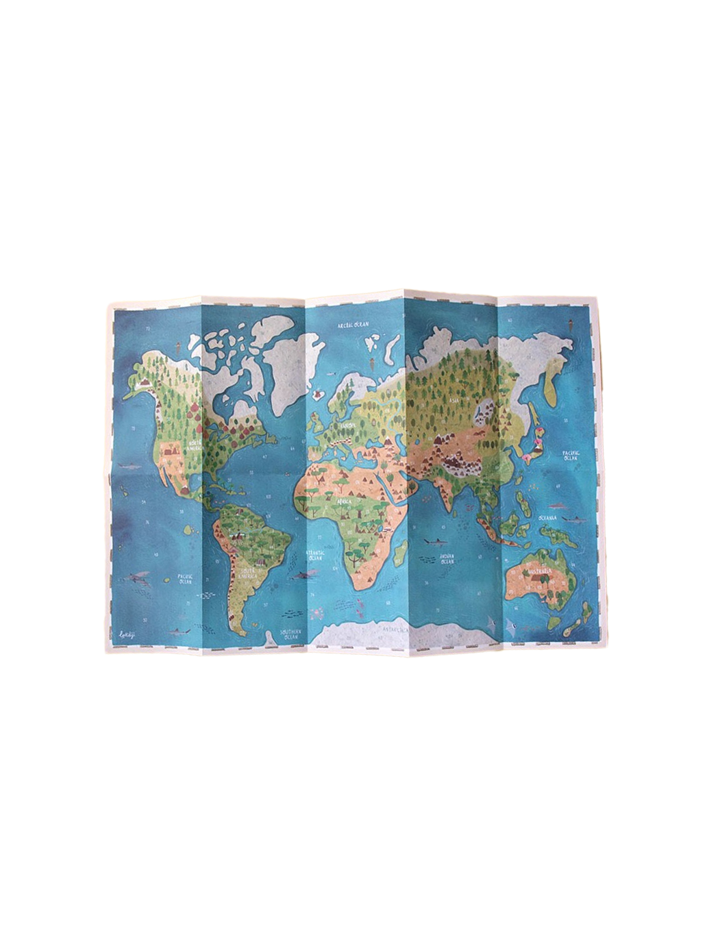 Kreatywne naklejki Zwierzęta Świata Londji BÉBÉ Concept 