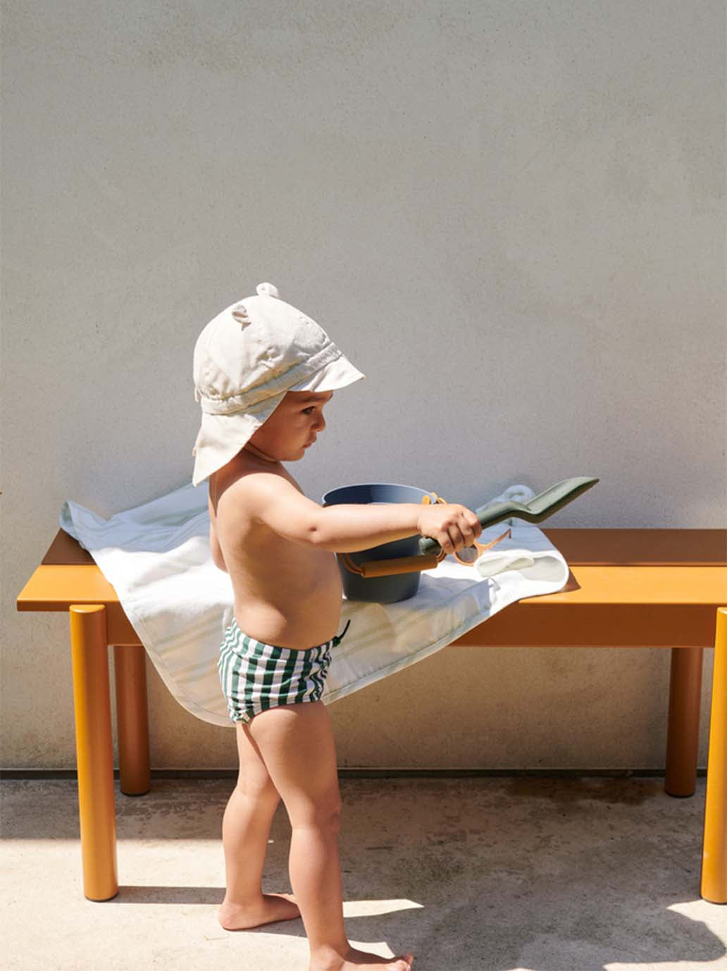 Bawełniany kapelusz przeciwsłoneczny dla niemowląt Liewood BÉBÉ Concept