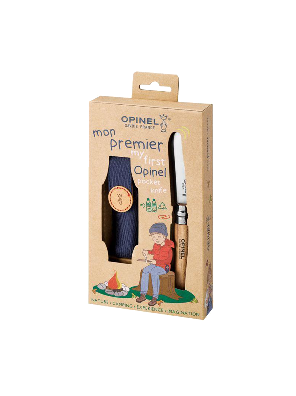 Nóż kieszonkowy z pokrowcem My First Opinel Opinel BÉBÉ Concept