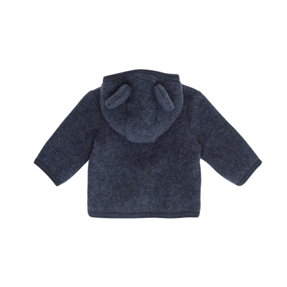 Kurtka Jacket Ears Wool Fleece - HUTTEliHUT - kolor Ombre Blue
