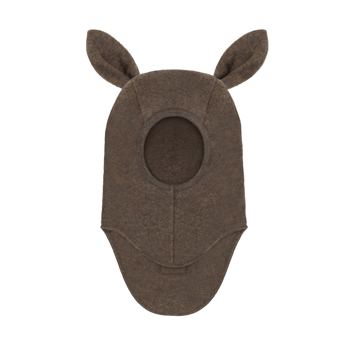 Kominiarka Balaclava Ears Wool Fleece - HUTTEliHUT - kolor Brown