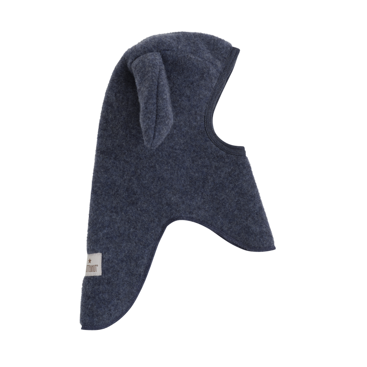 Kominiarka Balaclava Ears Wool Fleece - HUTTEliHUT - kolor Ombre Blue