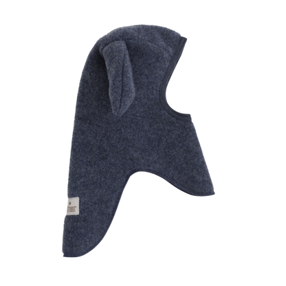 Kominiarka Balaclava Ears Wool Fleece - HUTTEliHUT - kolor Ombre Blue