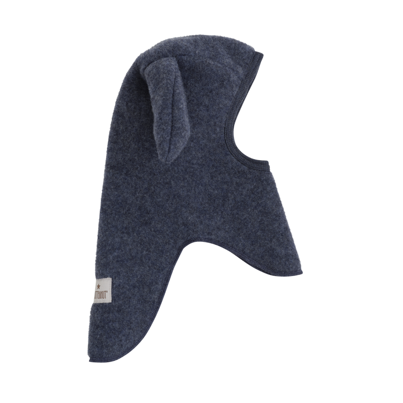 Kominiarka Balaclava Ears Wool Fleece - HUTTEliHUT - kolor Ombre Blue