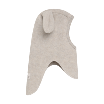 Kominiarka Balaclava Ears Wool Fleece CAMEL MELANGE