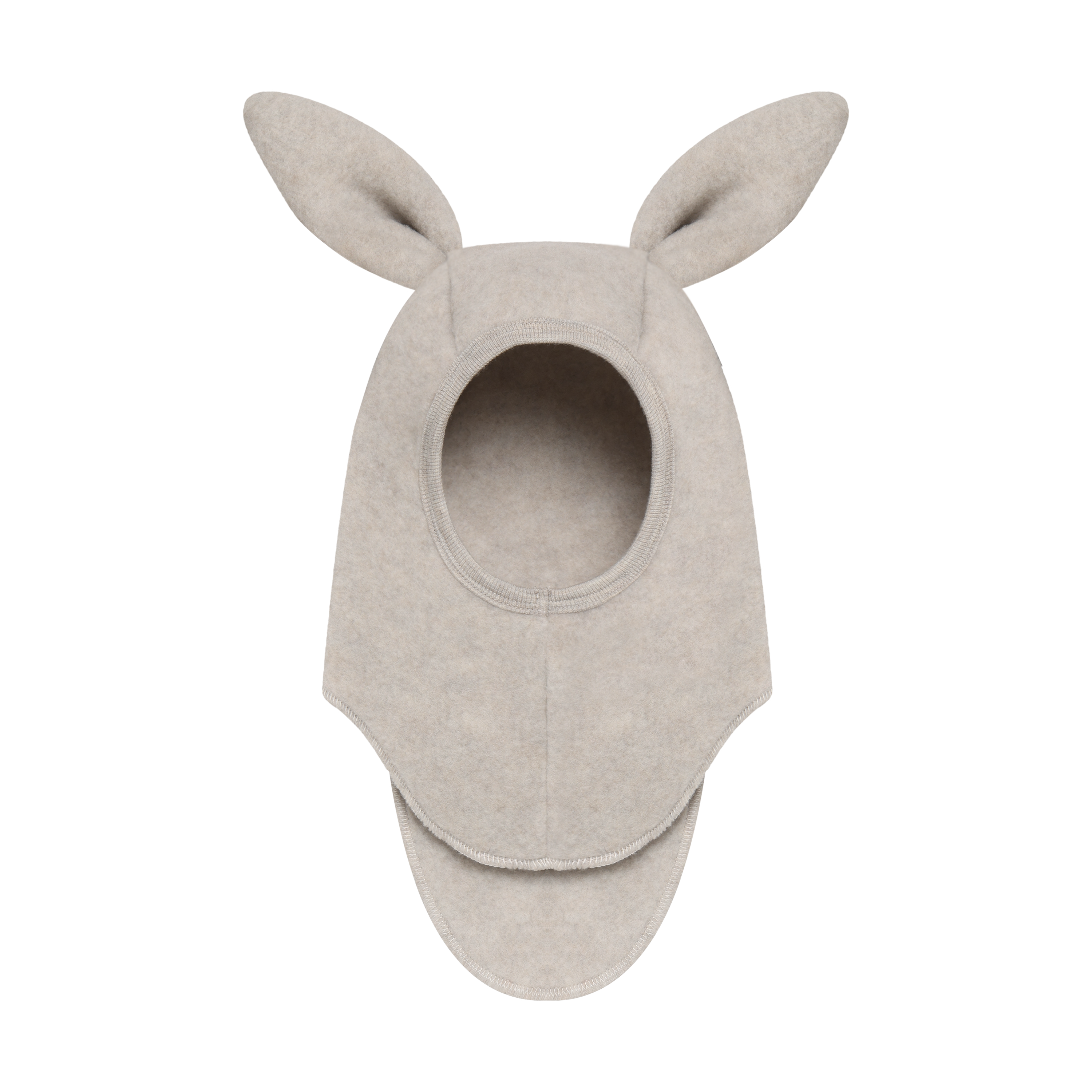 Kominiarka Balaclava Ears Wool Fleece CAMEL MELANGE