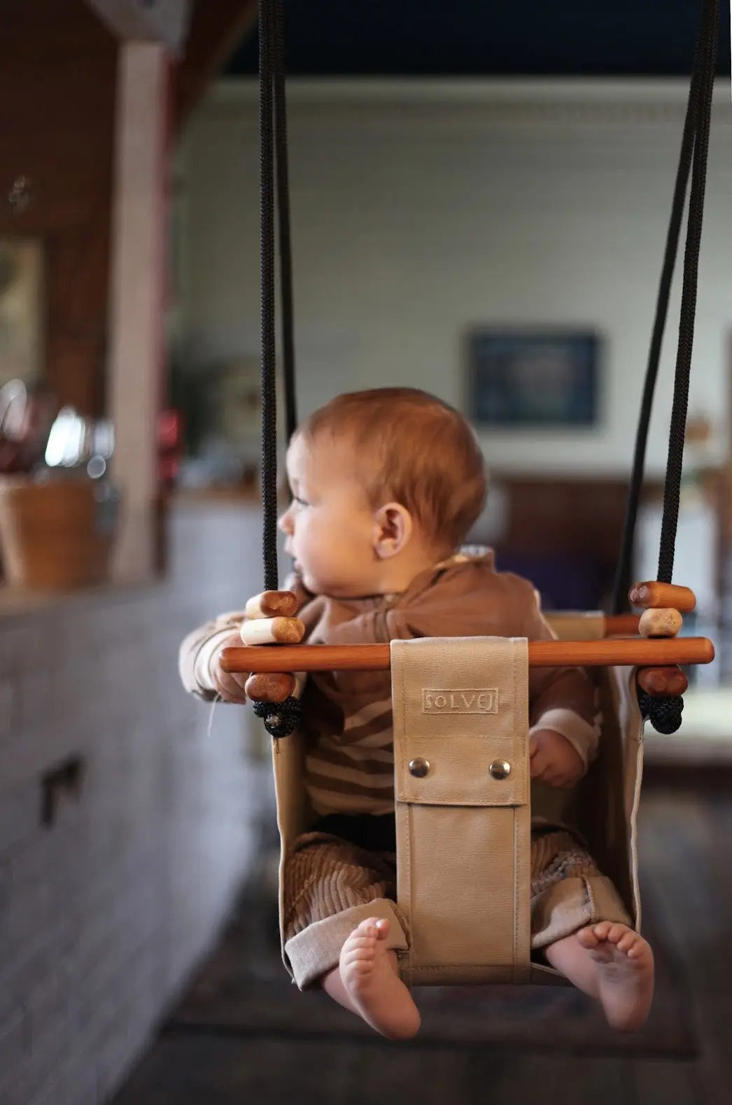 uniwersalna huśtawka dla dziecka Baby Toddler Swing Solvej BÉBÉ Concept