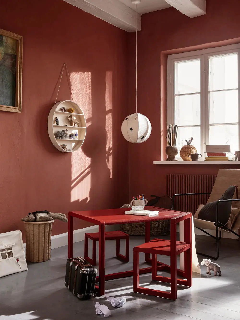 OUTLET drewniany stolik Little Architect Ferm Living BEBE Concept 