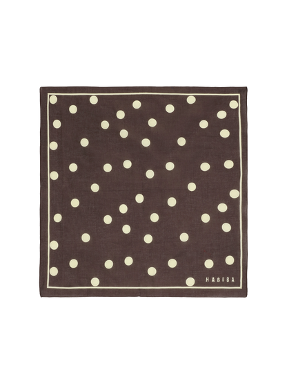 Bawełniana bandana Milla COFFEE