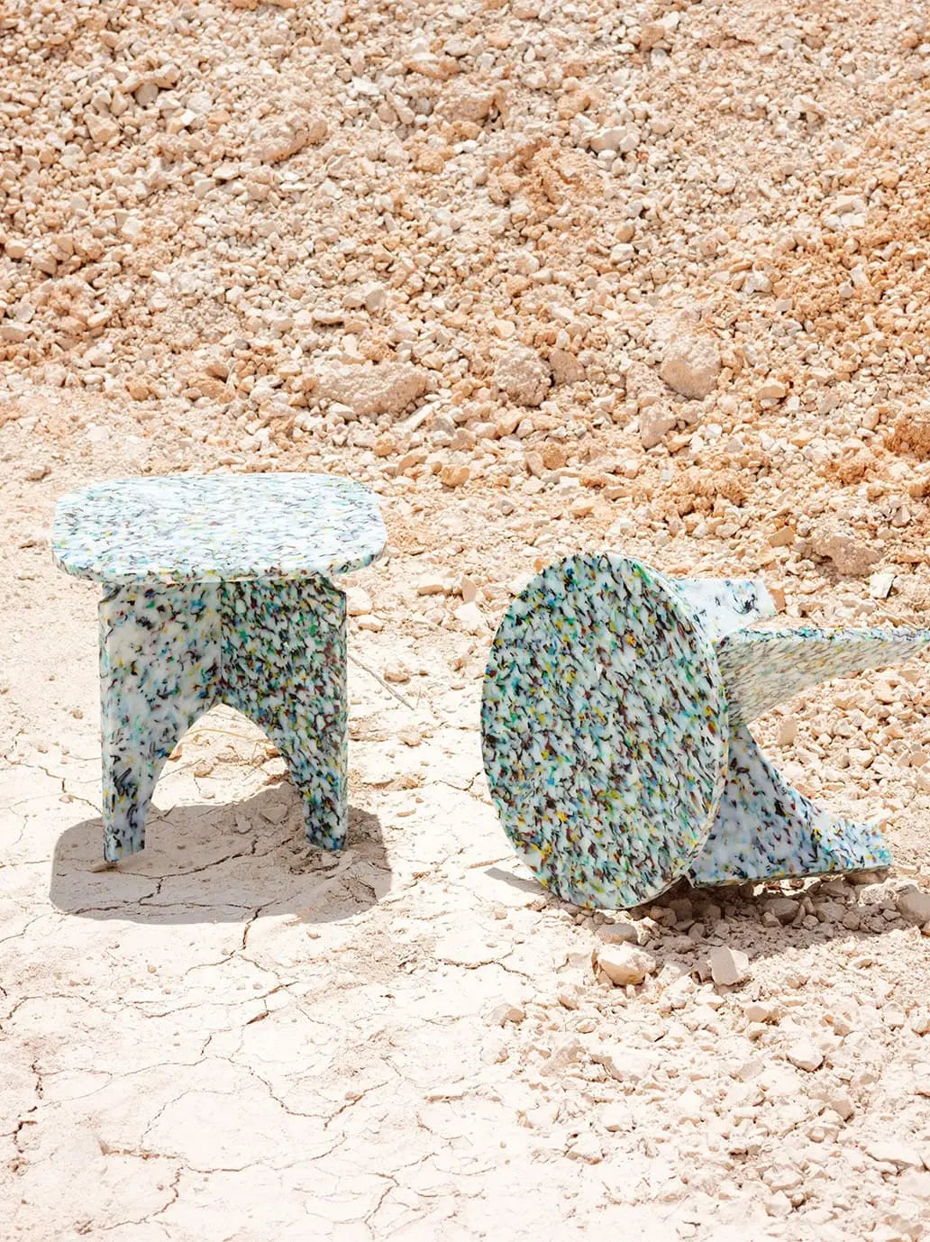 Stołek z eko tworzywa Round Stool Tiny M1N1 Minimono BÉBÉ Concept 