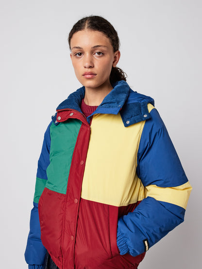 Color block padded puffer Bobo Choses BÉBÉ Concept 