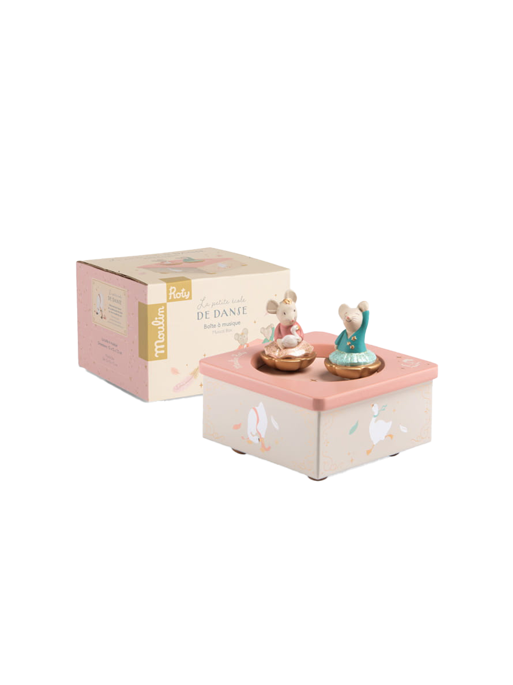 Drewniana pozytywka magnetyczna Moulin Roty BÉBÉ Concept 