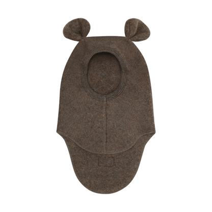 Kominiarka Balaclava Teddy Wool Fleece - HUTTEliHUT - kolor Brown