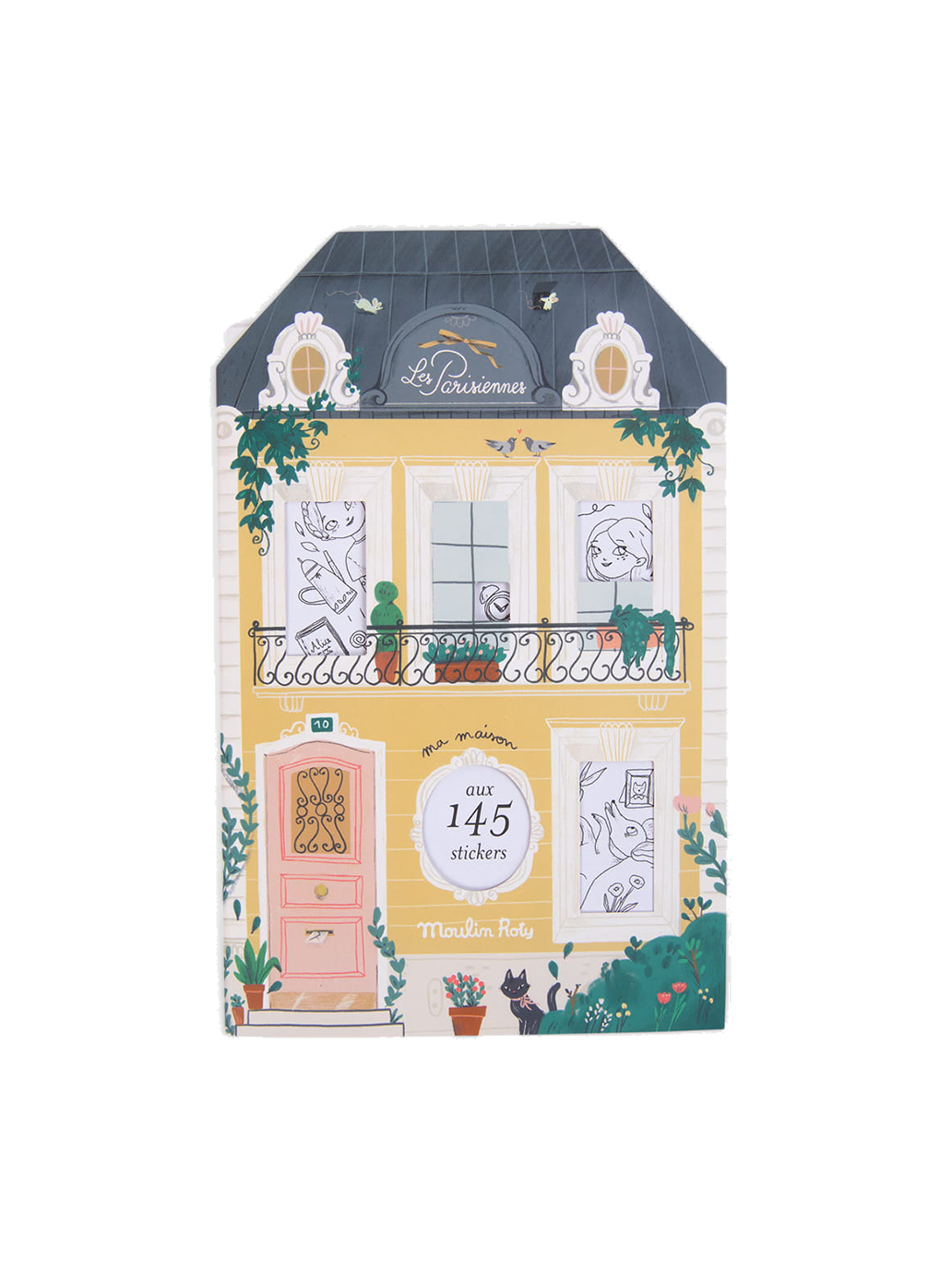 Kolorowanka z naklejkami Moulin Roty BÉBÉ Concept