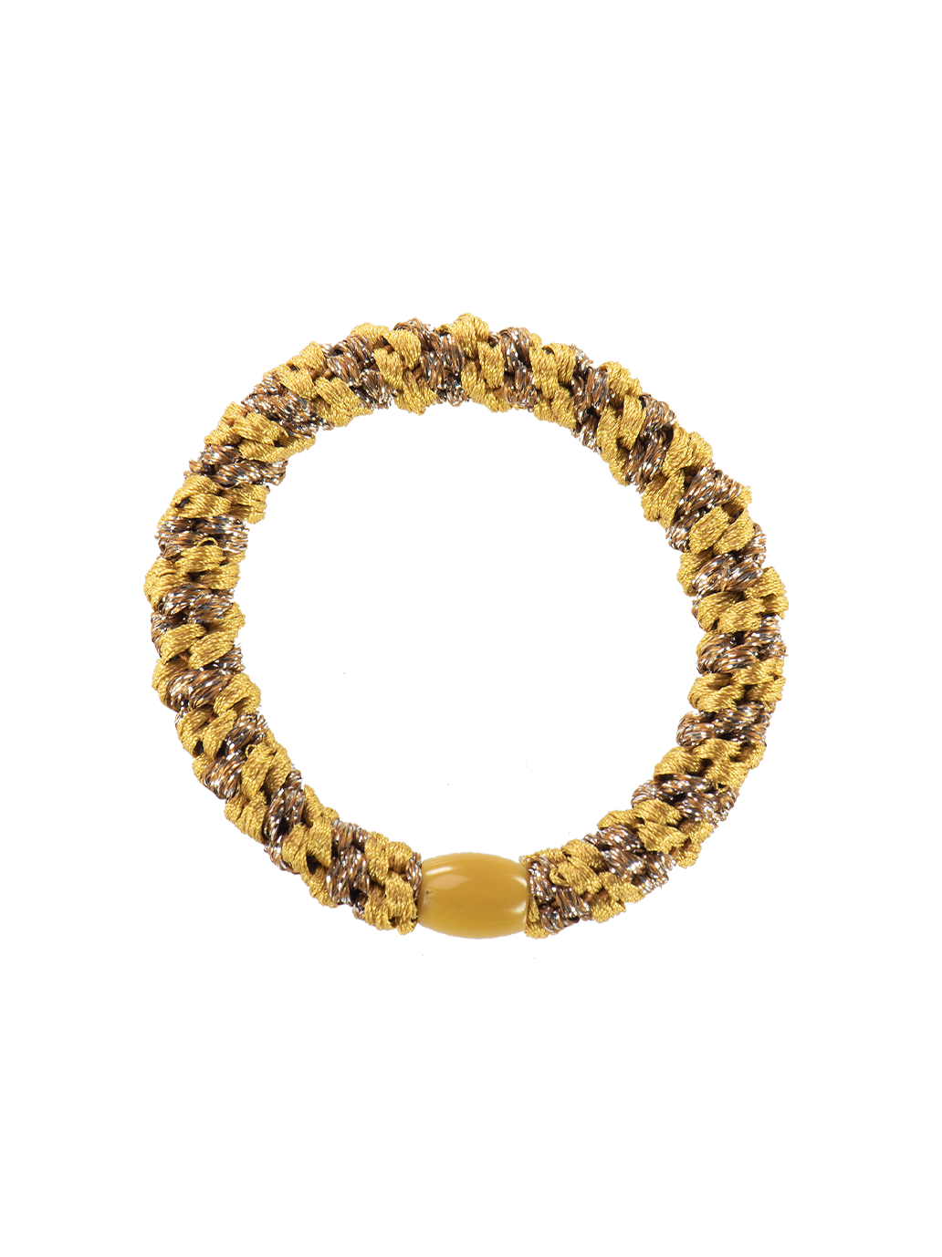 Gumka do włosów Kknekki MUSTARD COGNAC