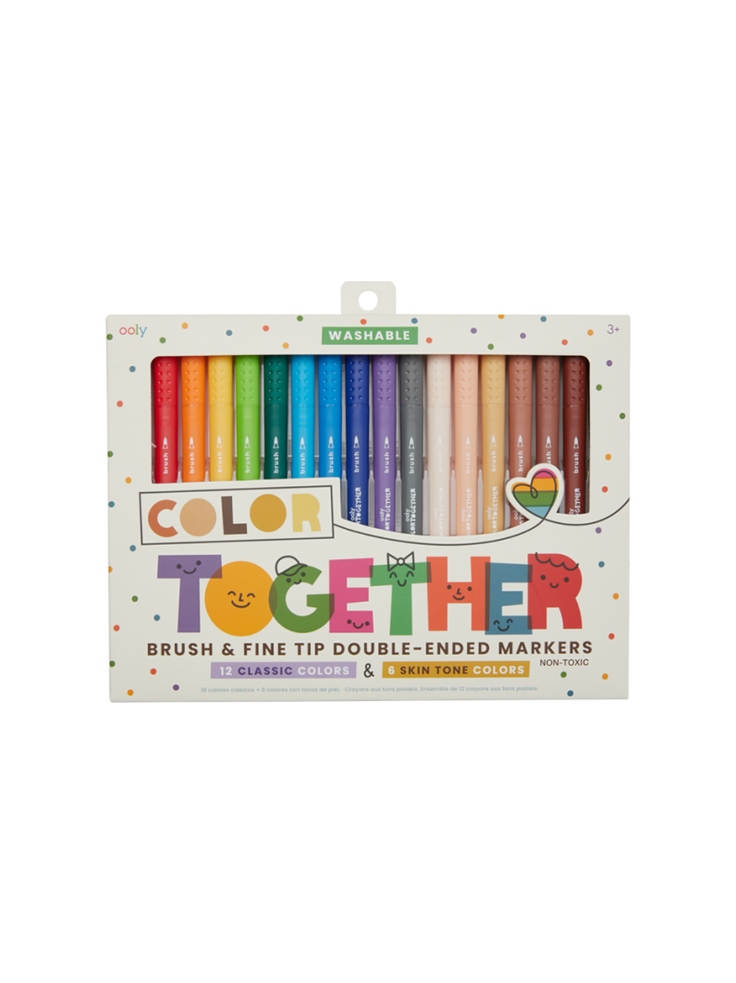 Flamastry z odcieniami karnacji Color Together Ooly BEBE Concept 