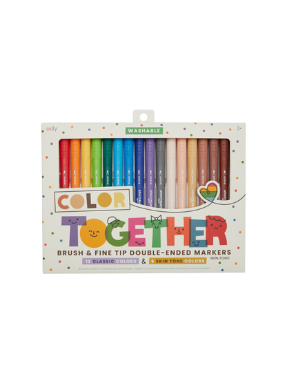 Flamastry z odcieniami karnacji Color Together Ooly BEBE Concept 