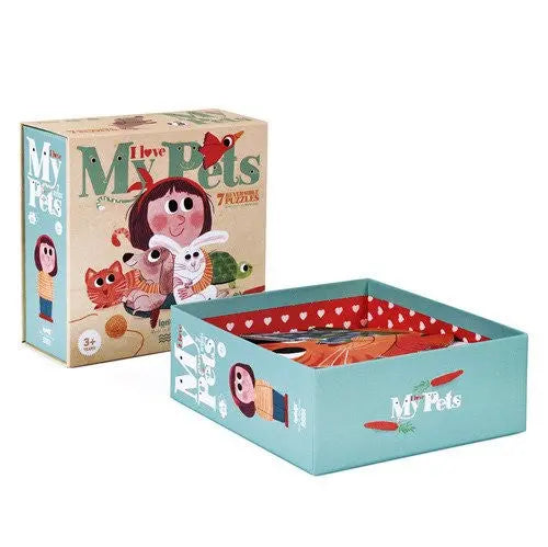 dwustronne puzzle dla najmłodszych Londji BEBE Concept 