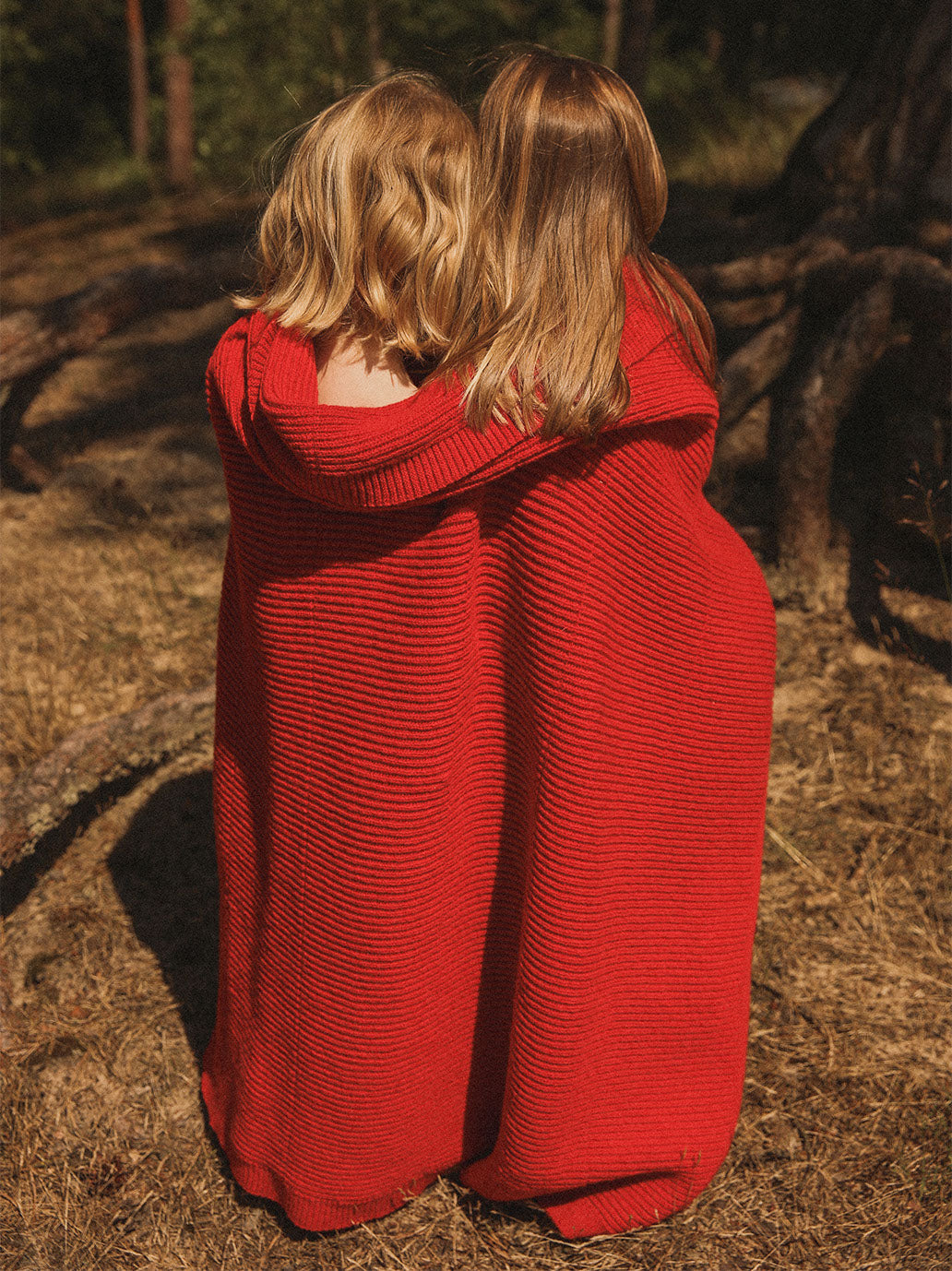 Duży koc z wełny merino Gaston Hvid BÉBÉ Concept 